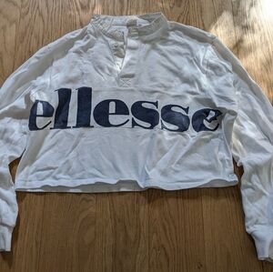 Ellesse Women's Cropped Longsleeve - Size Small